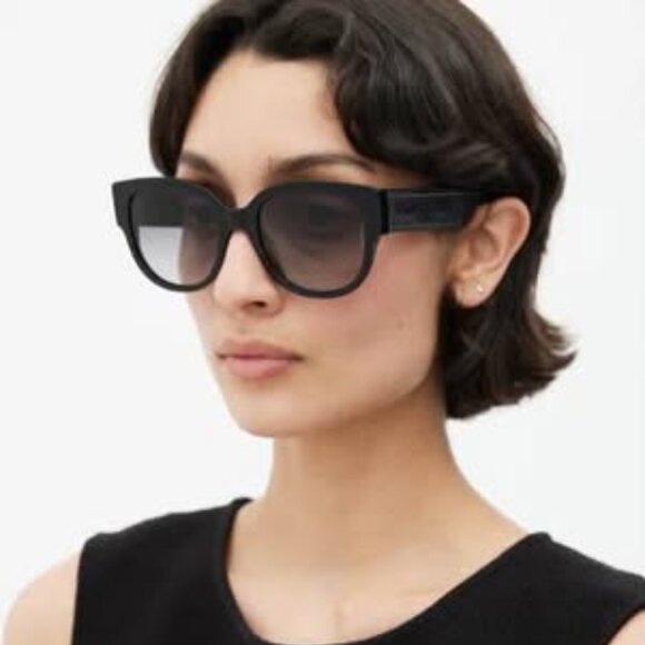 Christian Dior Wildior BU Round Sunglasses, Black - Picture 5 of 5